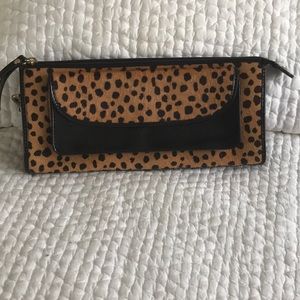 Talbots cheetah clutch/purse